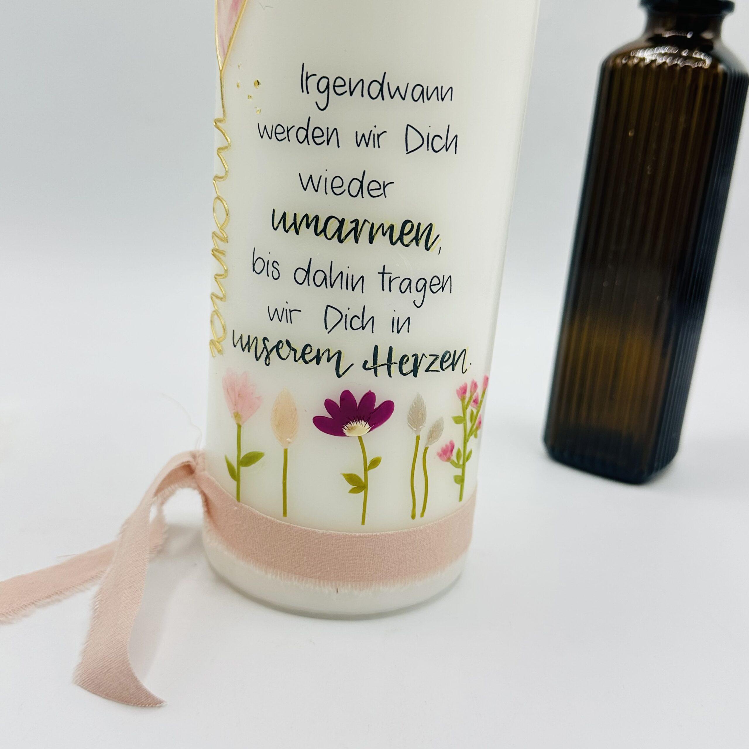 Trauerkerze - Allerheiligen (personalisierbar) – Bild 2
